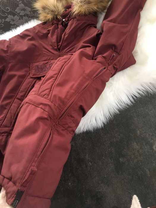 Зимова куртка Napapijri Skidoo W 2.0 жіноча оригінал бордо марсала