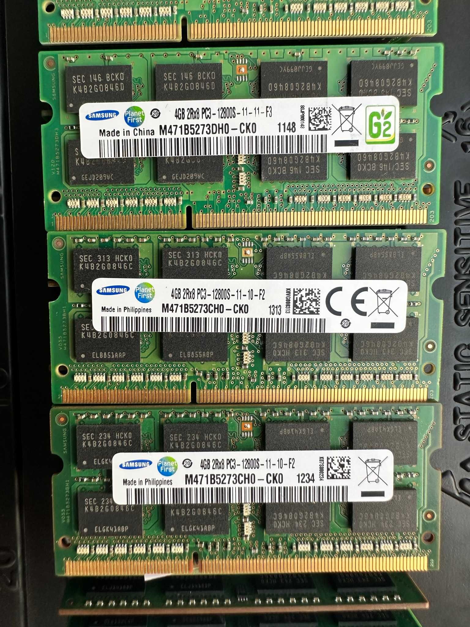 Память DDR3 1.5v 1600\1333 4\8gb НОУТБУКА So-Dimm Оперативна память