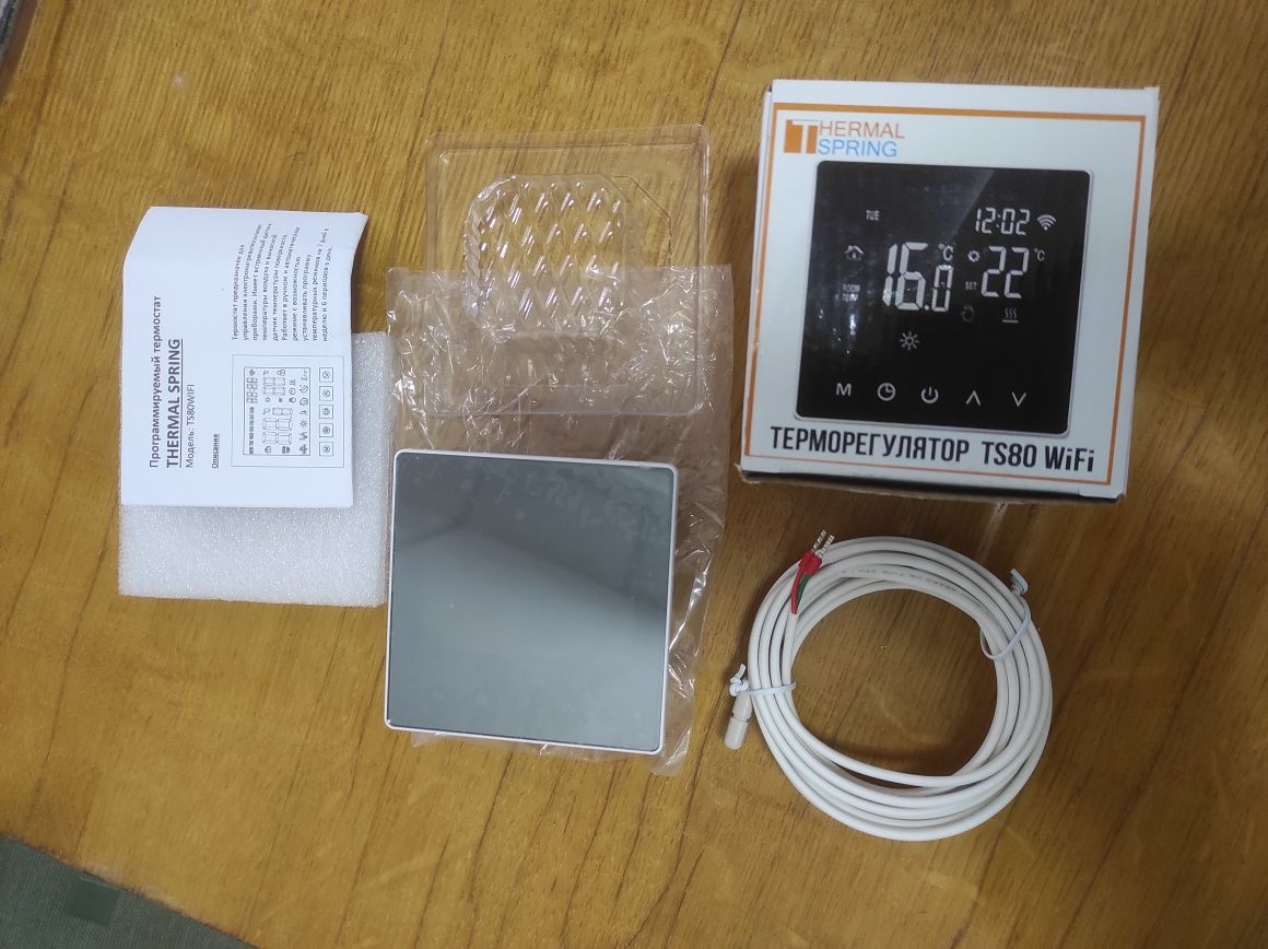 Терморегулятор Thermal Spring  TS80 WI FI  підлога таймер сенсор вайфа