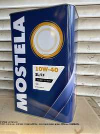 Моторное масло Mostela 10w40 SL/CF 4л полусинтетика Мостела 10в40