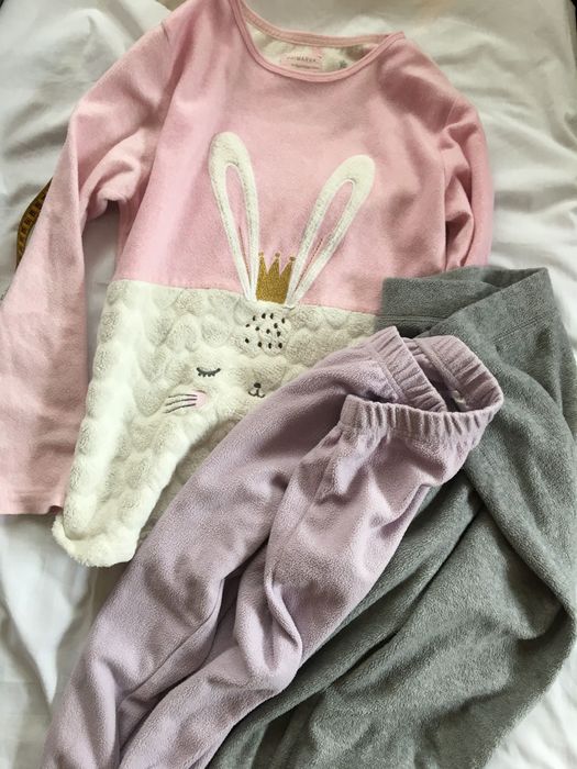 Piżama, 9-10 lat, spodnie 2 pary,bluzka