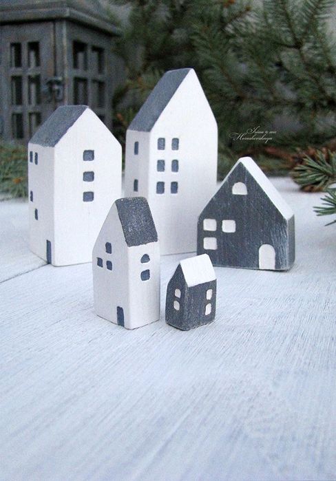 Різдвяний декор, будиночок, новорічні прикраси,подарунок на новий рік