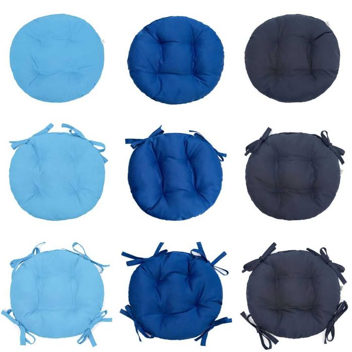 Подушки круглі на табуретки крісла стільці 30 см