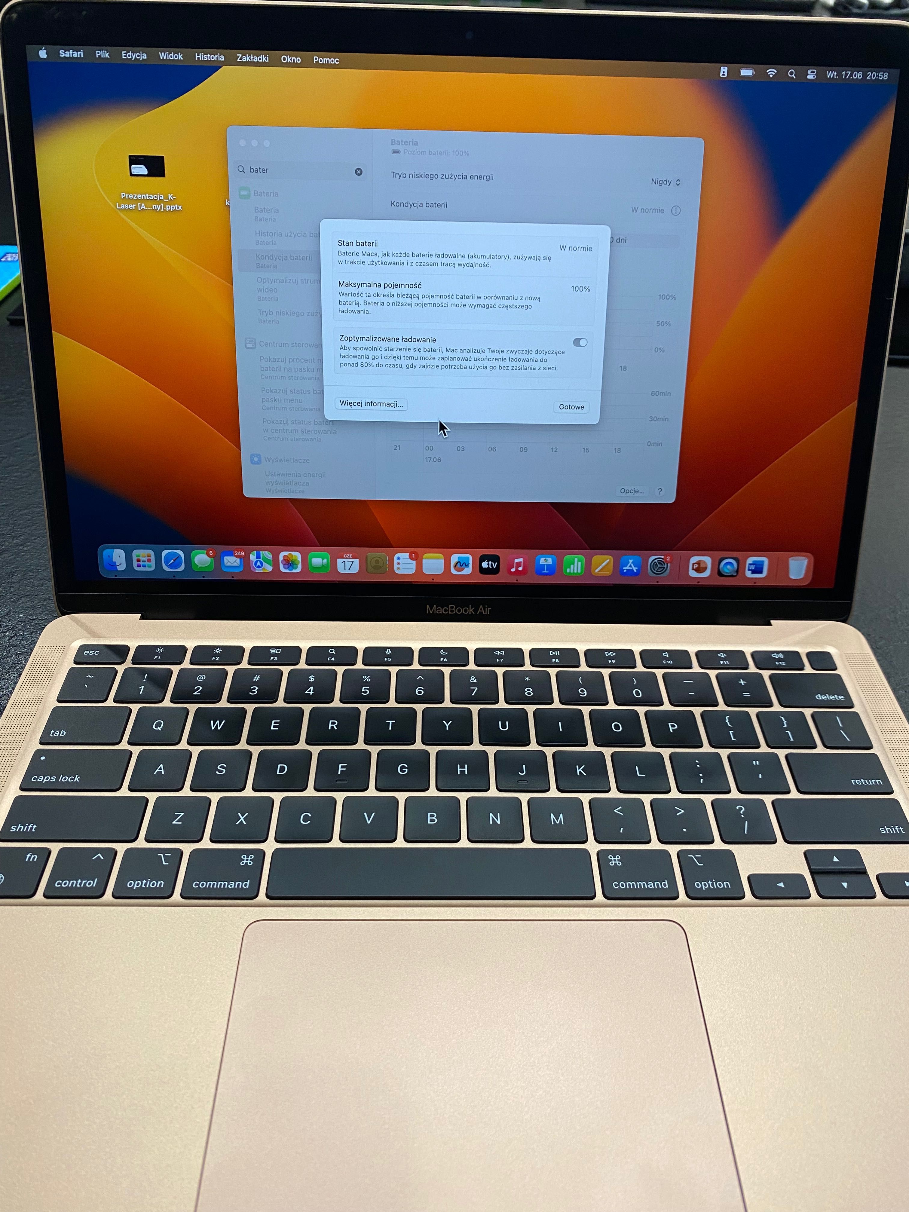 Apple MacBook Air 13 M1 stan idealny!