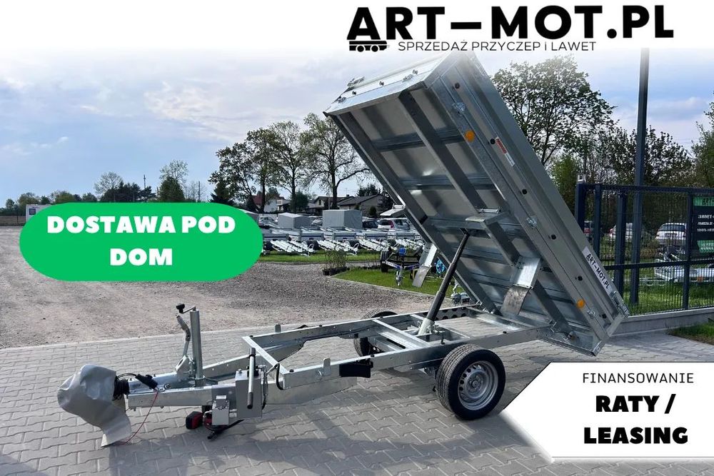 Neptun N15-256 KIPPER / DOSTAWA! / MOCNA / DMC 1500 kg / WYWROTKA / GN277  RATY! LEASING! Wywrotka przyczepa mocna platforma