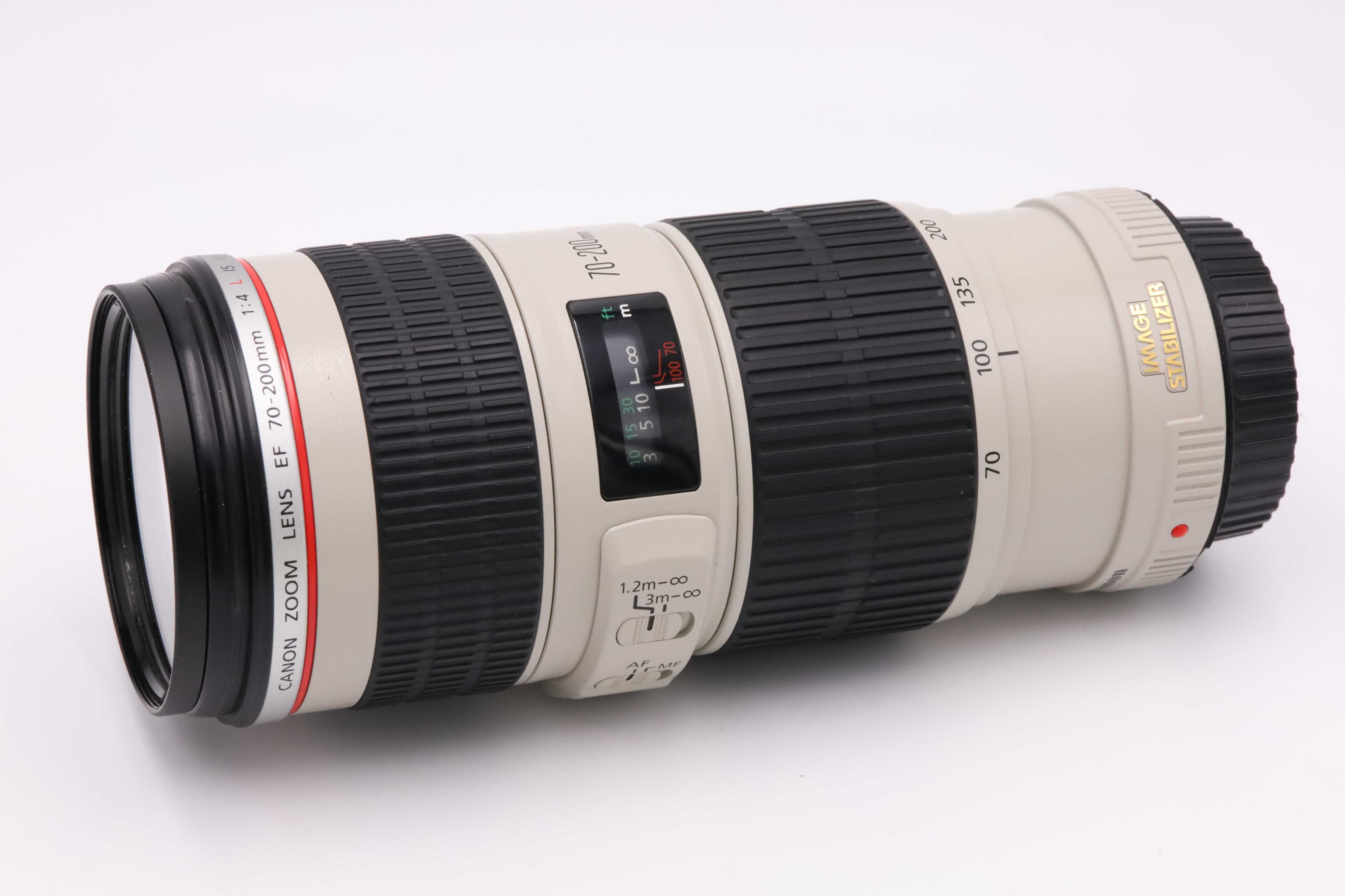 Canon EF 70-200 f4 L IS USM zadbany obiektyw ze stabilizacją filtr UV