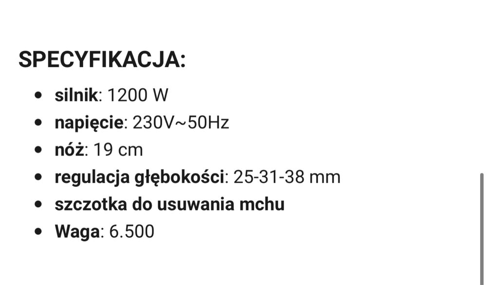 Handy hek 1200 elektryczny wykrawacz kantow plytek