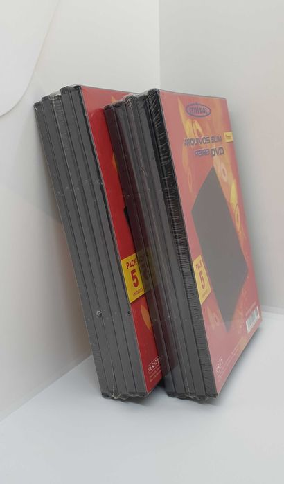 Caixas SLIM para arquivo CD | DVD Mitsai