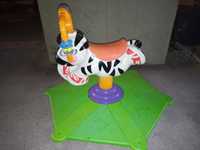 Skoczek Zebra rodeo Fisher Price