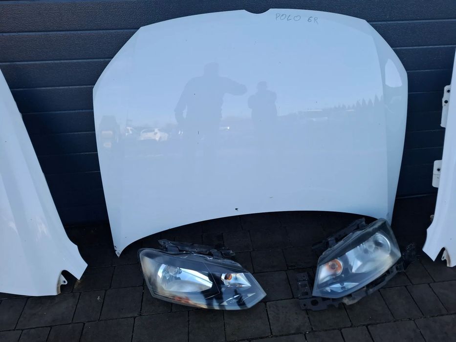 Volkswagen polo 6R maska blotniki lampy