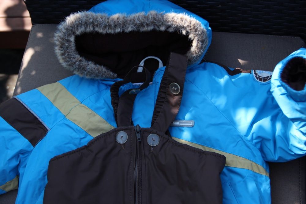 продам зим комбинезон+куртка Lenne, р 74 полномерный, 700 грн+ шапочк