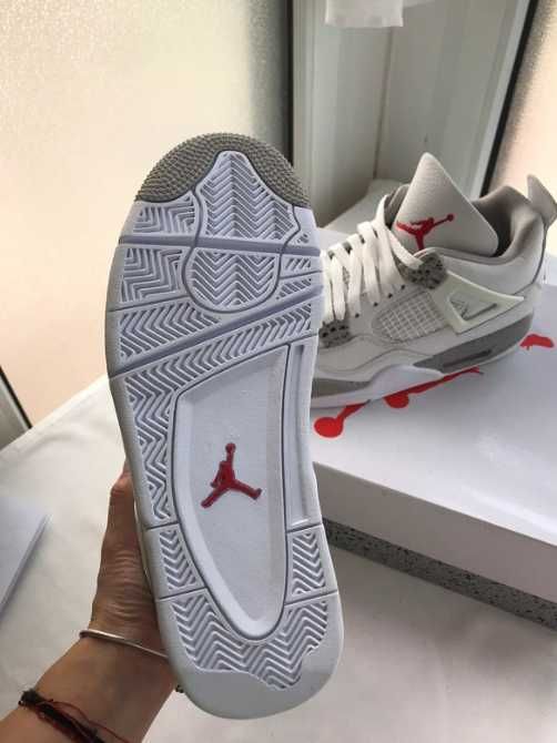 Jordan 4 Retro White Oreo 42