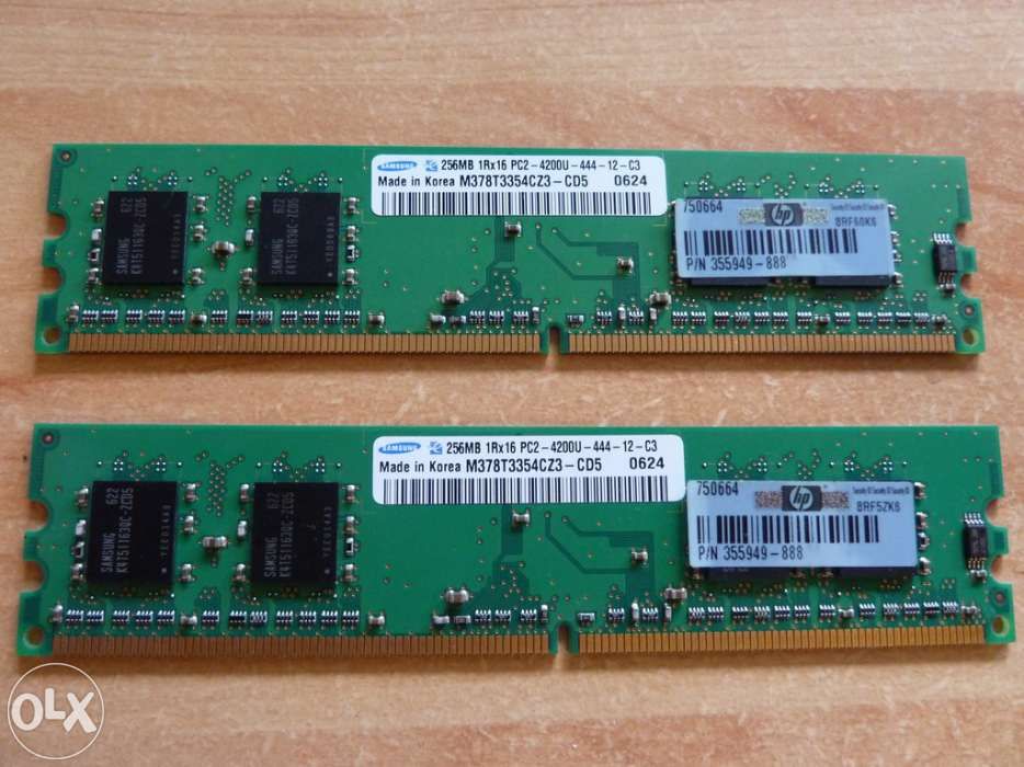 Memória Ram Samsung 256MB DDR2 533MHZ PC2-4200