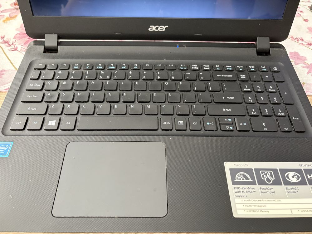 Laptop Acer Aspire ES 15 z torba