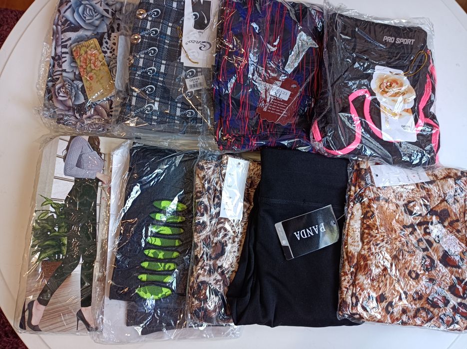 Para Revenda * Lote de 9 Leggings/Calças * Tamanhos Modelos Sortidos