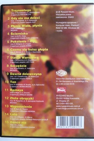 Polskie Karaoke - płyta VCD VOL 12 DVD