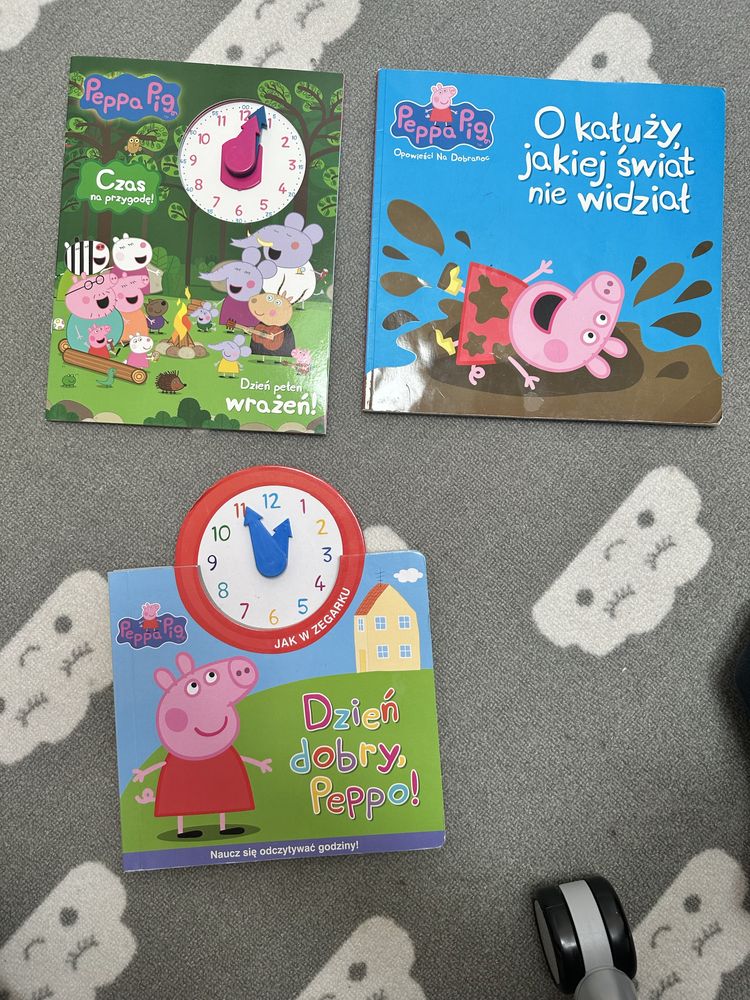 Ksiażki Peppa plus maskotka