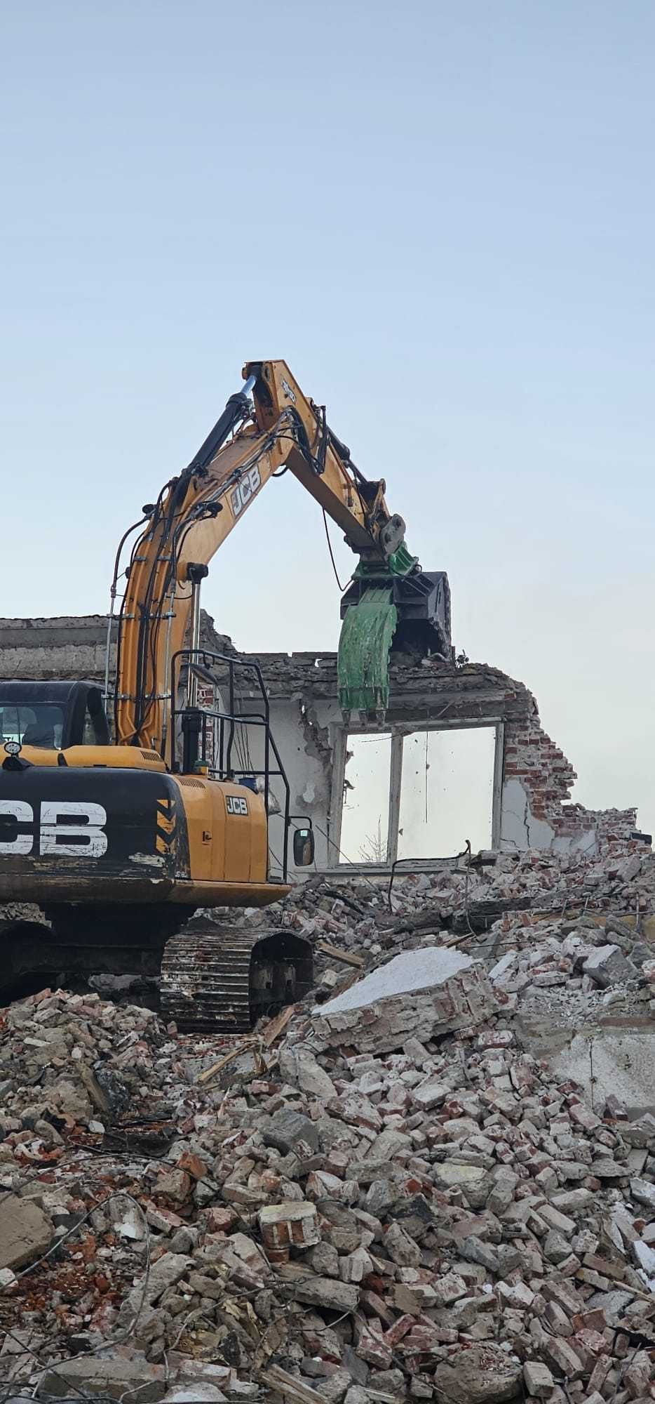 Łyżka wyburzeniowa chwytak rotator kciuk kamień do koparki TRANS2070