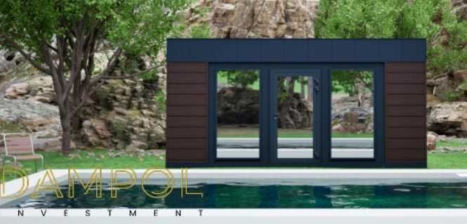 Gotowy 700x300/7x3 pawilon kontener usługowy/handlowy/biurowy/ogrodowy