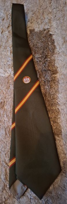 Krawat męski zielony