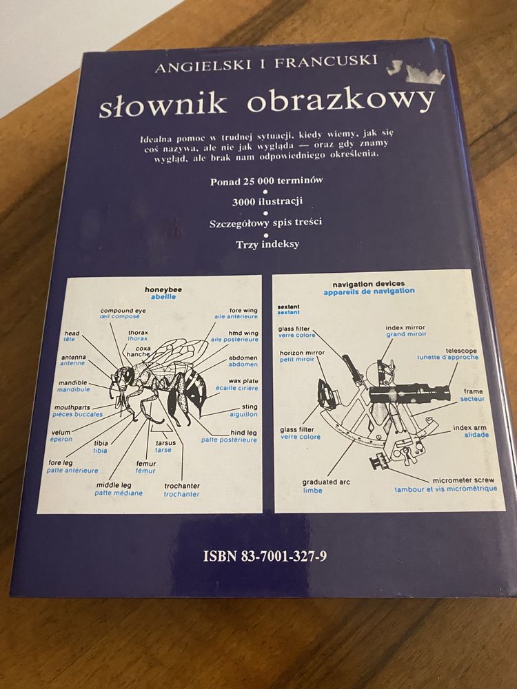 Angielski i francuski słownik obrazkowy J.C. Corbeil A.Archambault