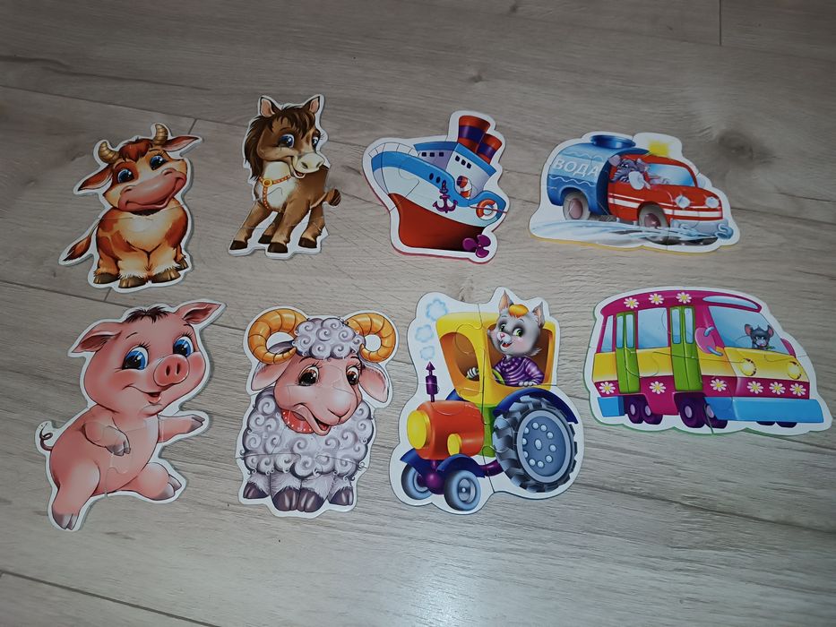 М'які бебі пазли Vladi Toys 8 пазлів