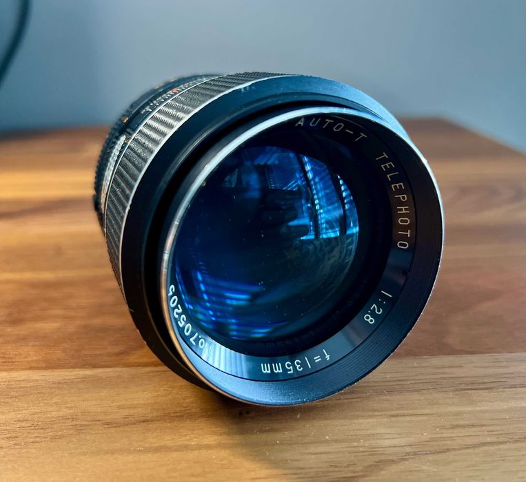 Lente objetiva Kalimar Auto-T Telephoto 135mm f2.8