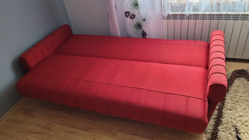 Warsalka 110x210cm czerwona