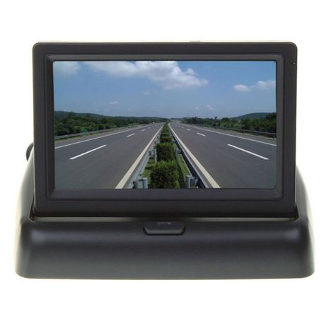Monitor samochodowy MA432, kolorowy ekran 4,3 cala, składany, 12V,