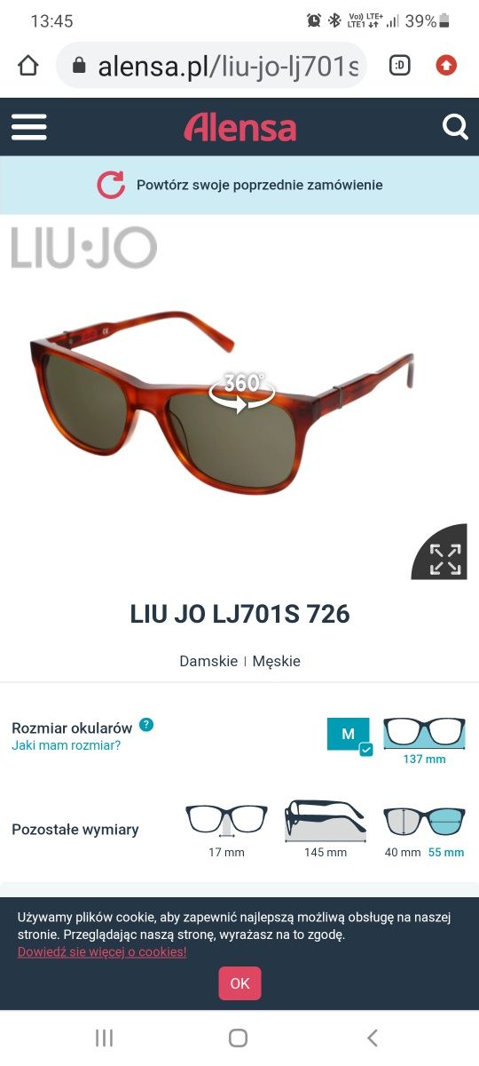 Nowe okulary LIU-JO
