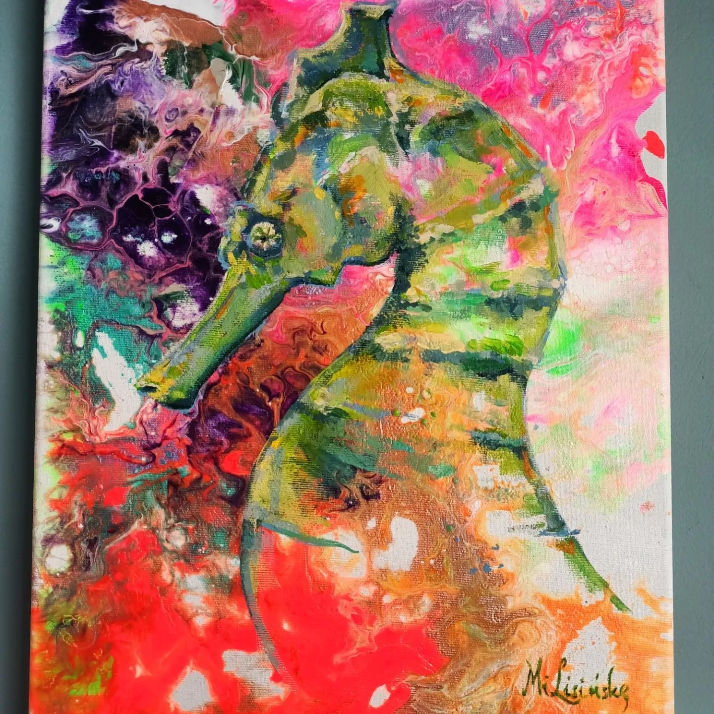 Obraz 30x40 konik morski