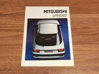 Prospekt katalog folder MITSUBISHI LANCER Hatchback - 1989 r. -