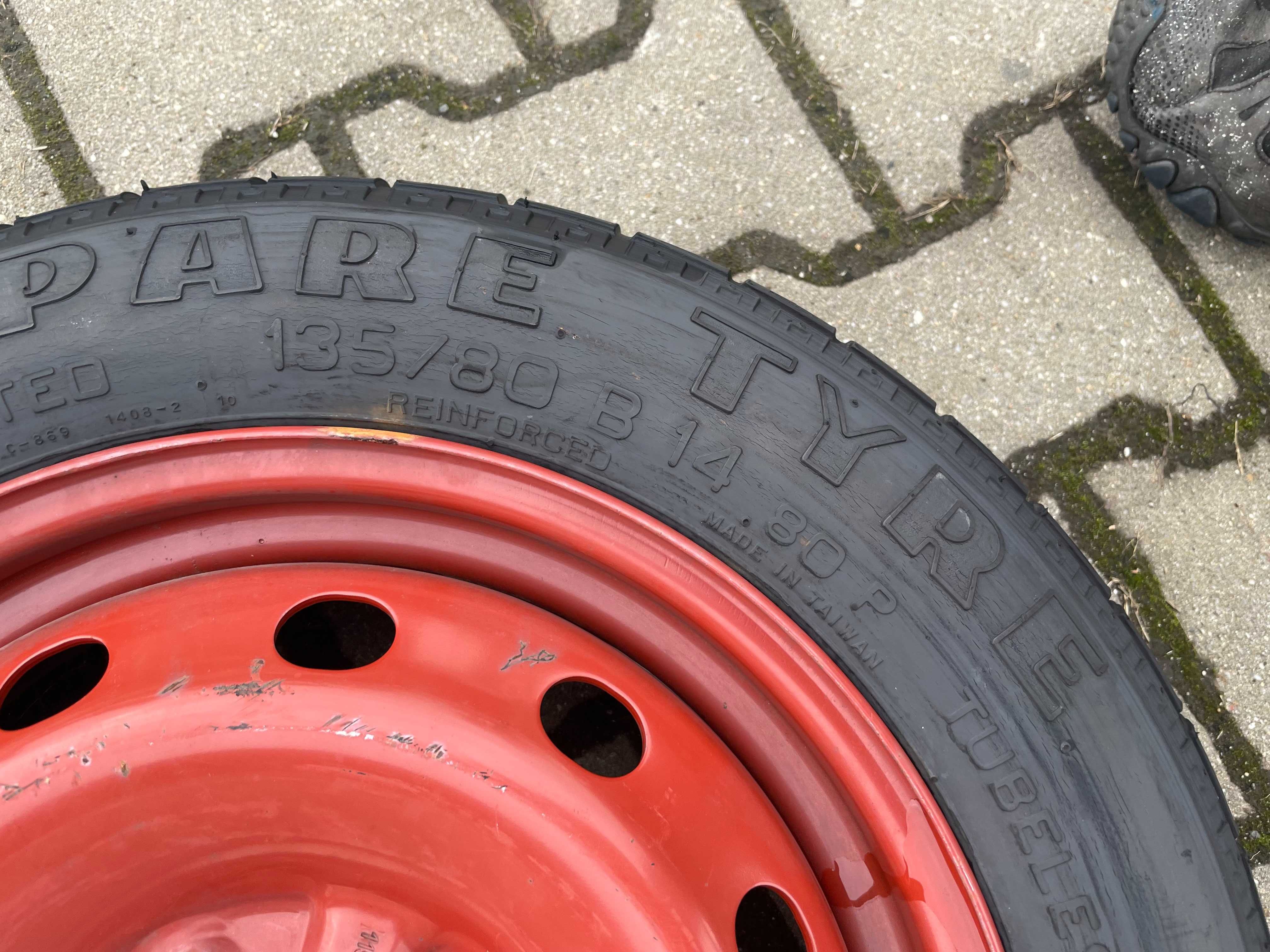 Koło dojazdowe Fiat punto Lancia 4x98 14 cali 135/80R14