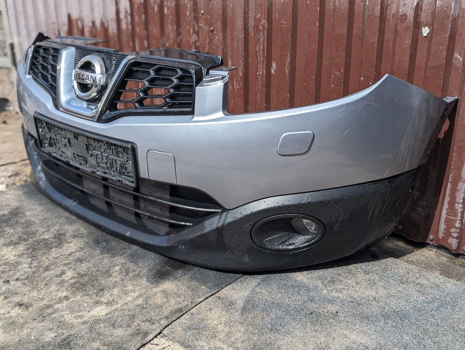 Передній бампер nissan qashqai j10 rest facelifting