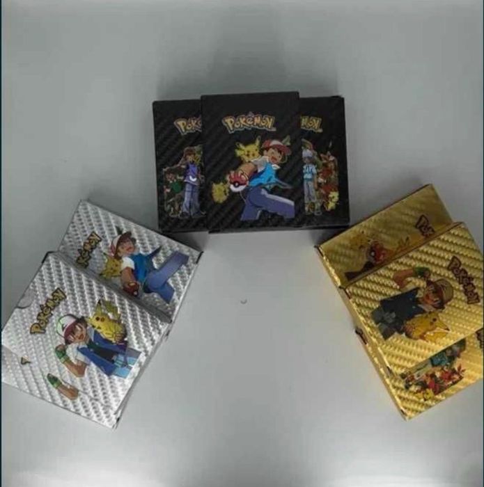 Karty Pokemon Czarne 55 szt szybka wysyłka