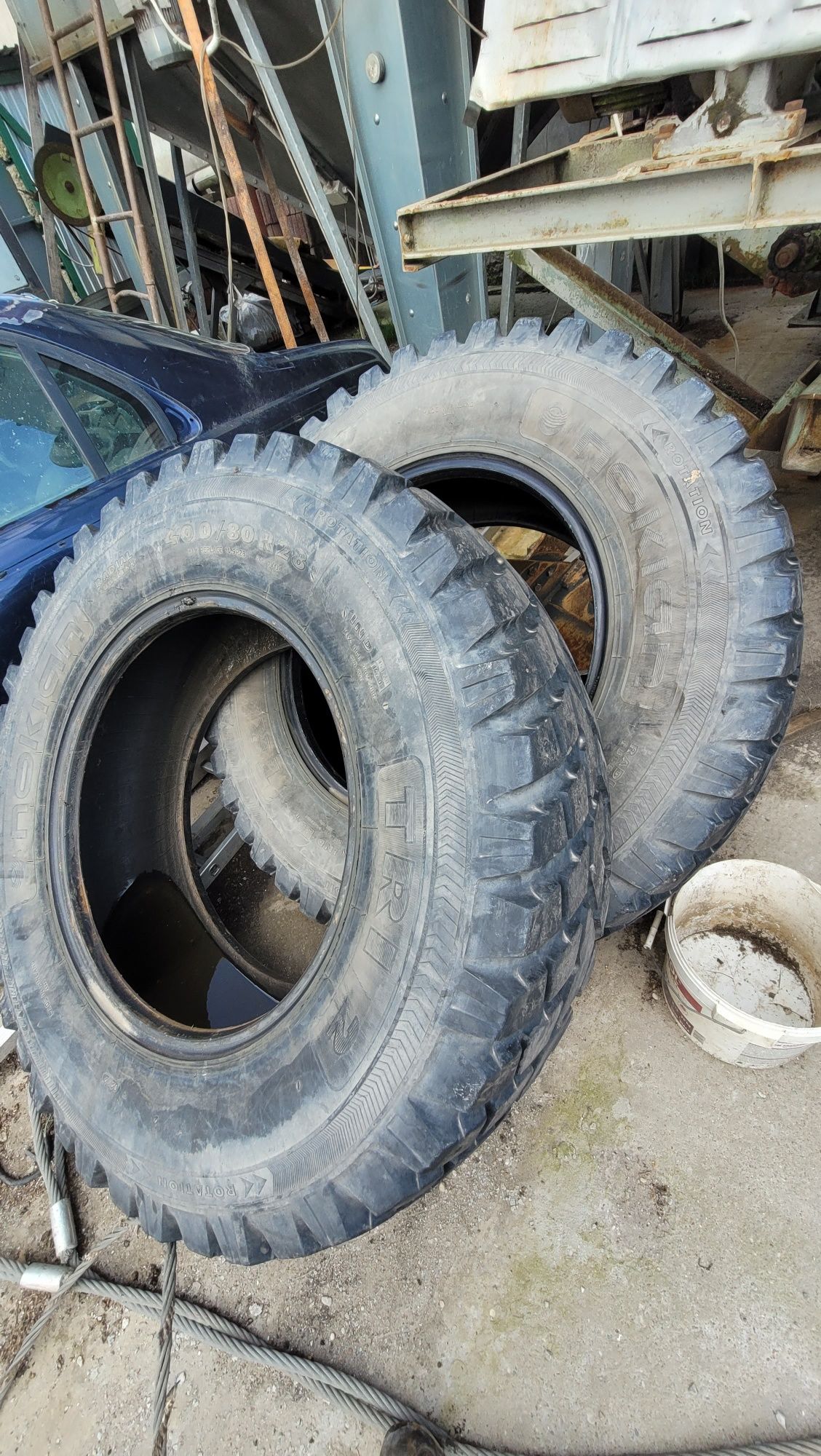Opony rolnicze drogowe 480/80r38/r28 wzmacniane Nokian