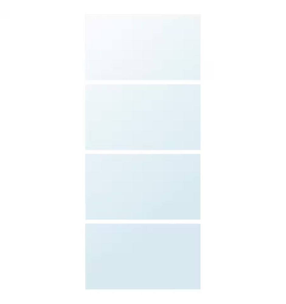 AULI 4 panele do ramy drzwi przesuwanych, lustro, 100x236 cm