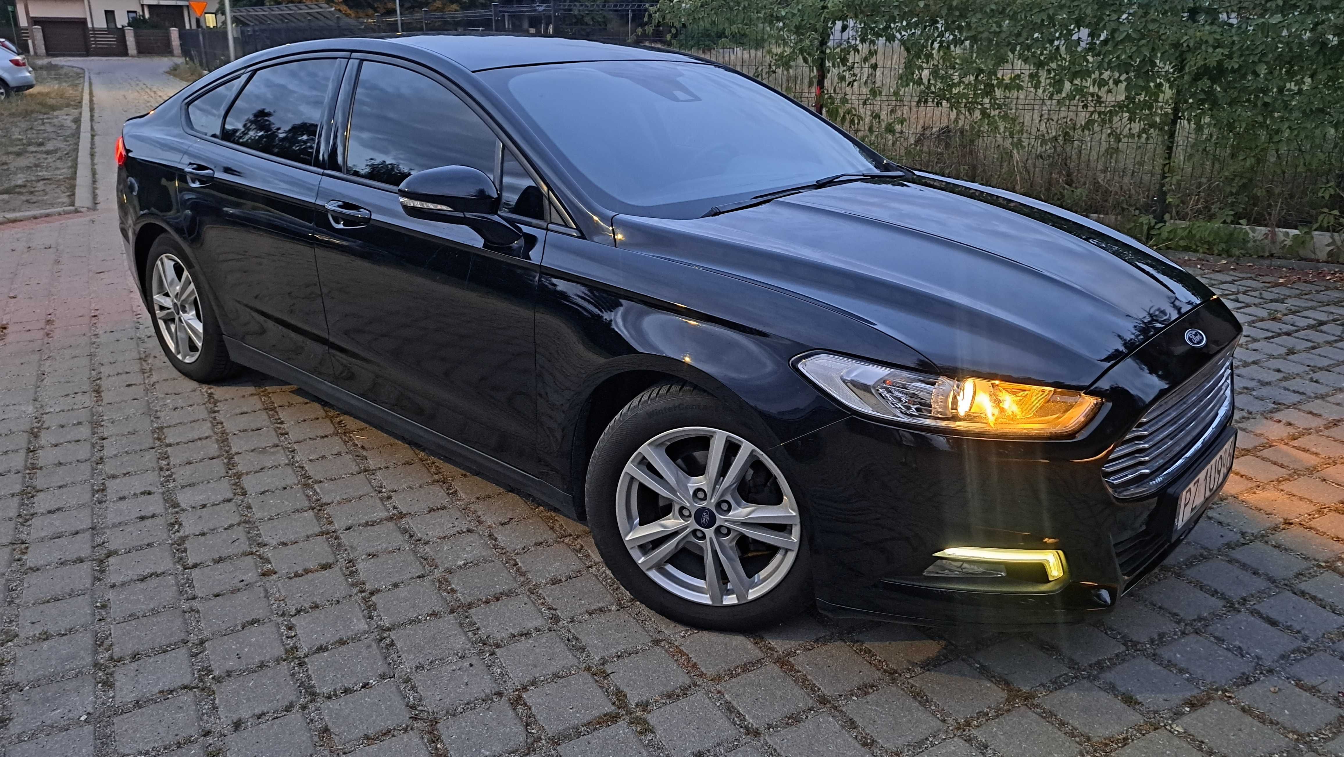 Ford Mondeo Mk5 1.5 tdci 2016r czarny jasny środek MEGA AUTKO Salon PL