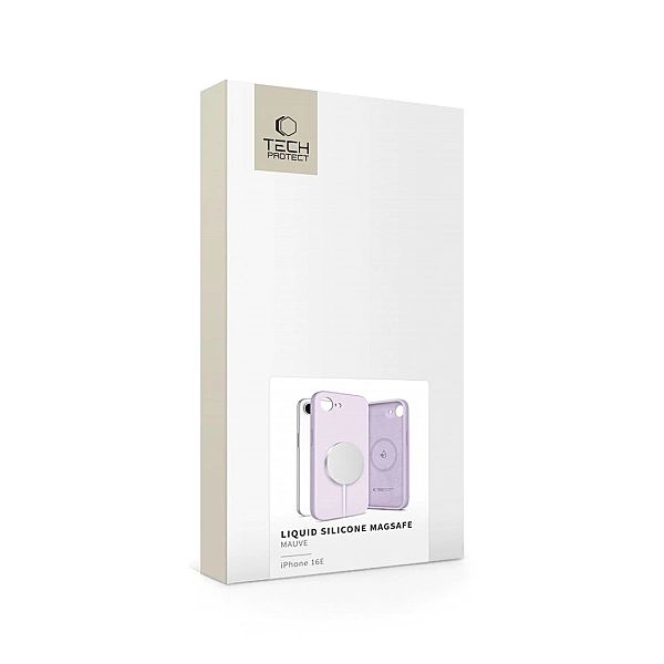 Tech-Protect Liquid Silicone Magsafe Iphone 16E Mauve