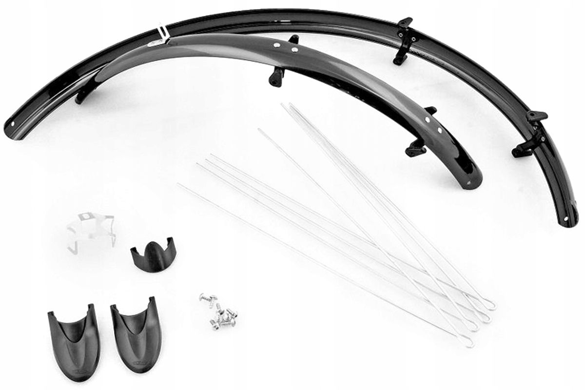 Orion błotniki rowerowe 28" czarne 58mm chlapacze winyl