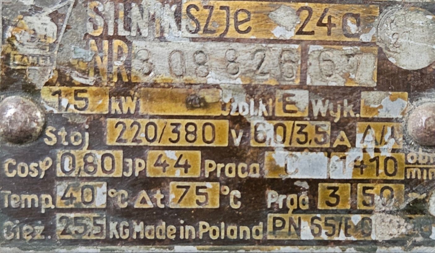 Silniki elektryczne Tamel – 3 sztuki – różne moce