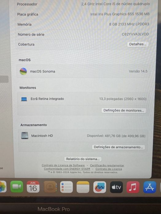 MacBook Pro 2019, 512 GB