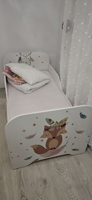 Łóżeczko 140x70 dla dziewczynki