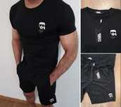 Karl lagerfeld komplety męskie M do 2xl logo wyszywane