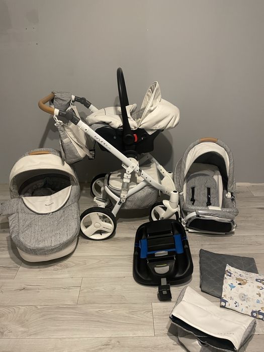 Wózek riko brano luxe 4w1 z baza isofix