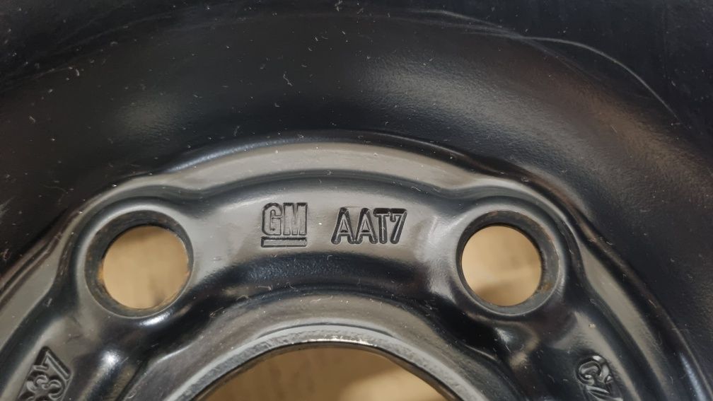 Felgi stalowe 15" Opel Astra J K Mokka 5x105 ET37 + czujniki 6Jx15H2