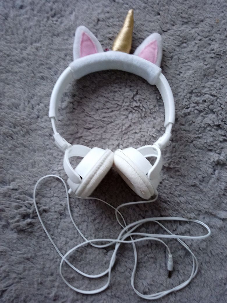 Słuchawki przewodowe dla dzieci Jednorożec H&M