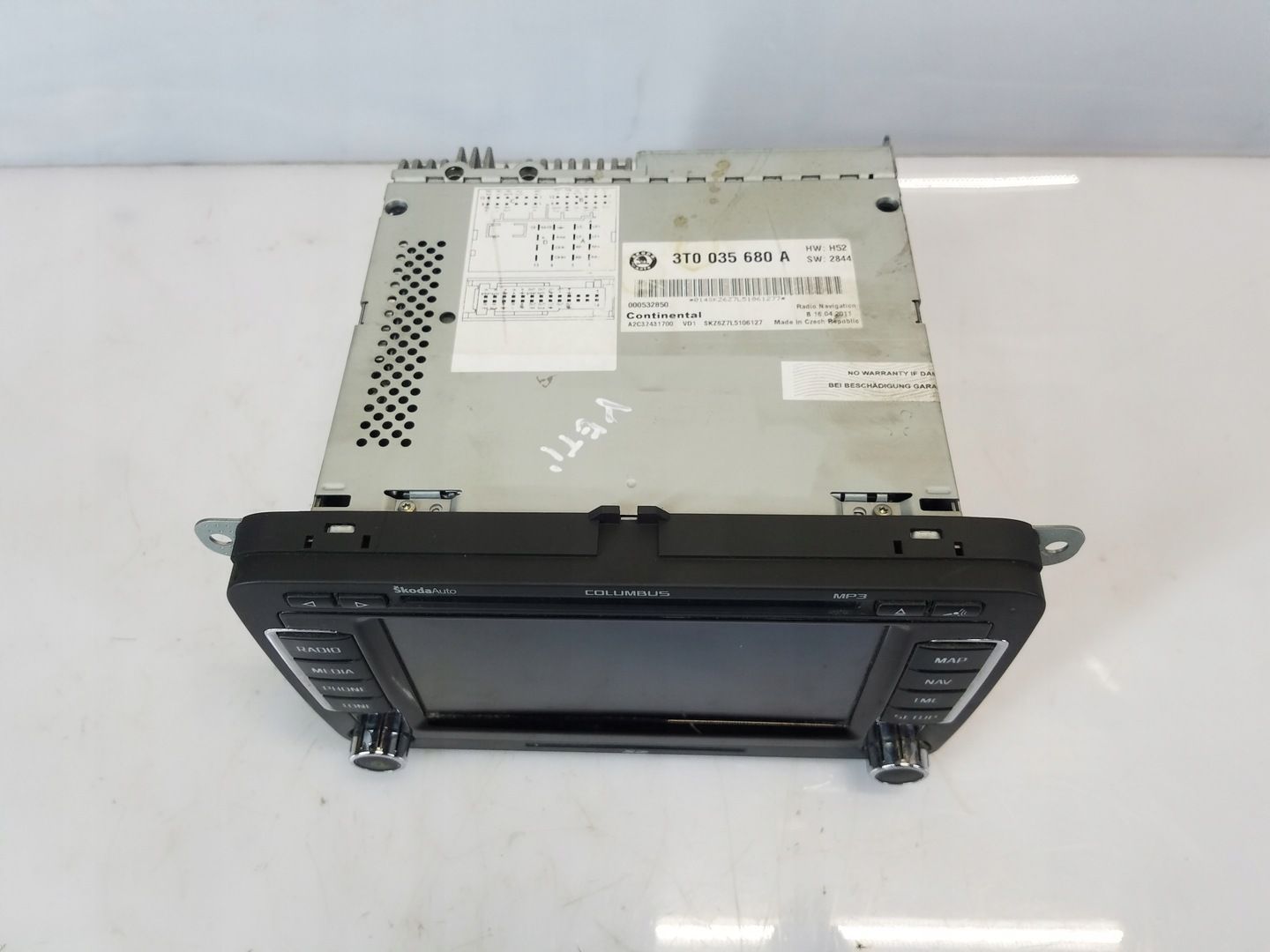 RADIO CD NAWIGACJA SKODA YETI 3T0035680A