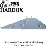 Płoza długa Kverneland HARDOX 053683 części pługa 2X lepsze niż Borowe
