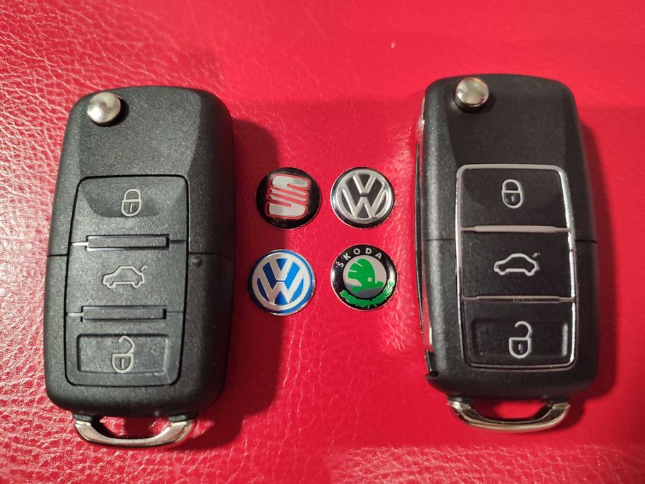 Корпус Ключ викидний на 3 кнопки Skoda Volkswagen Seat